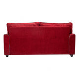 Waasa Sophisticated Fabric Sofa Sets (3+1+1 Seater) - Maroon