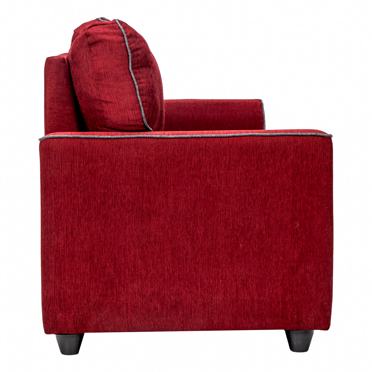 Waasa Sophisticated Comfort Fabric Sofa 3-Seater - Maroon