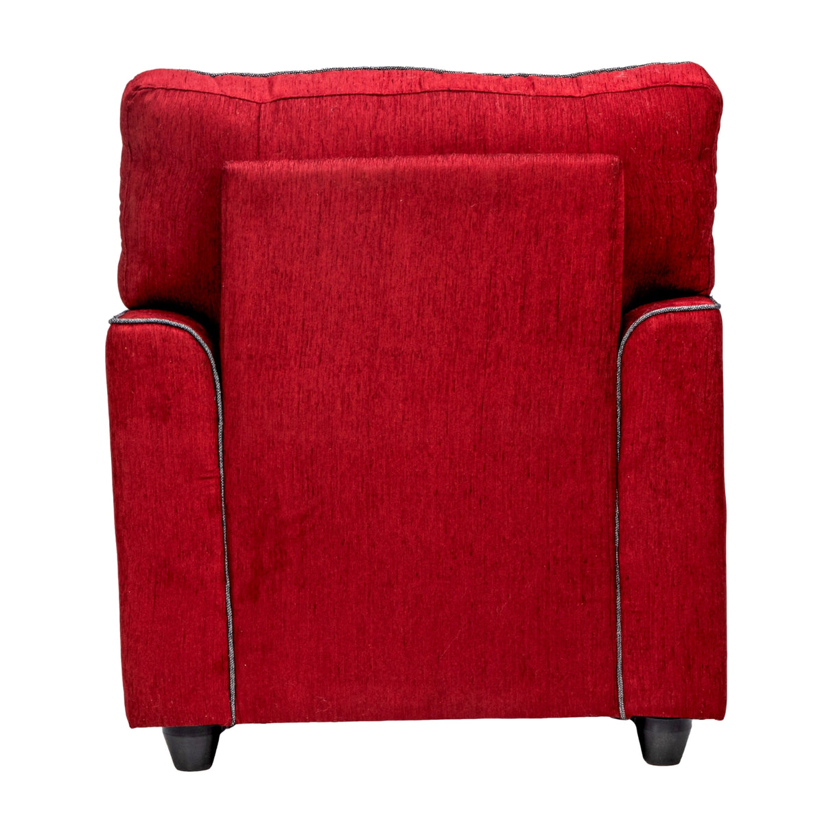 Waasa Sophisticated Comfort Fabric Sofa 1-Seater - Maroon