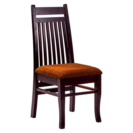 Yara Contemporary Dining Chair - Light Walnut Finish