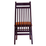 Yara Contemporary Dining Chair - Light Walnut Finish